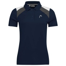 Head Tennis Polo Club 22 Tech (Moisture Transfer Microfiber Technology) dark blue ladies